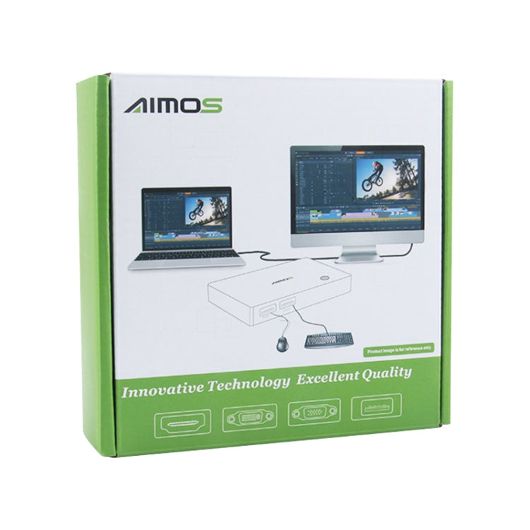 AIMOS AM-KM404K USB2.0 4 In 4 Out Switcher My Store