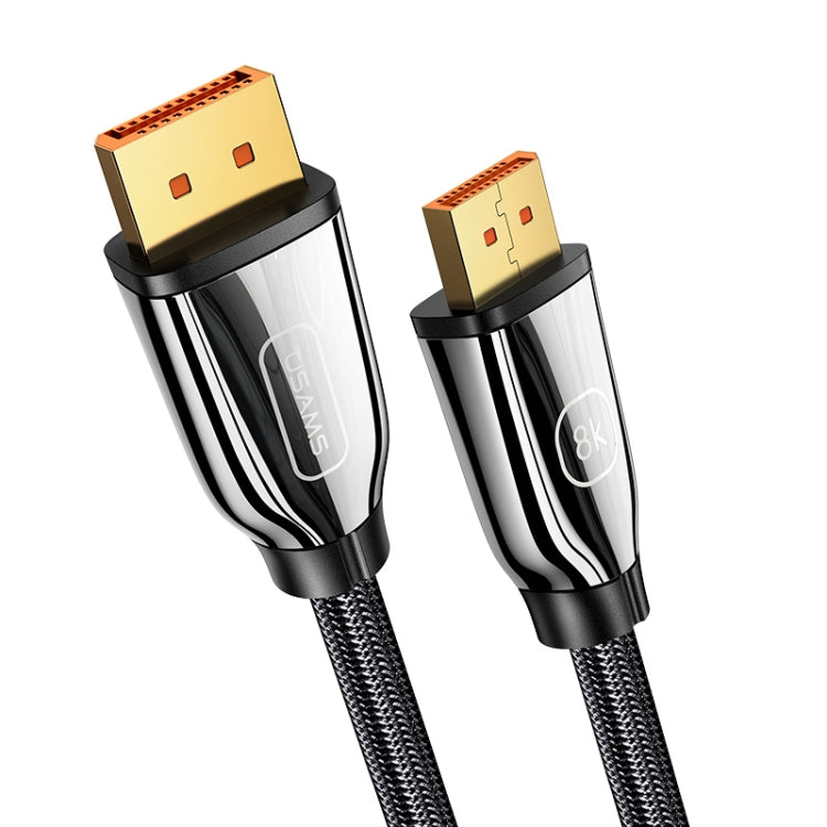 USAMS US-SJ532 U75 DP to DP 1.4 8K HD Audio Video Cable, Length: 2m My Store