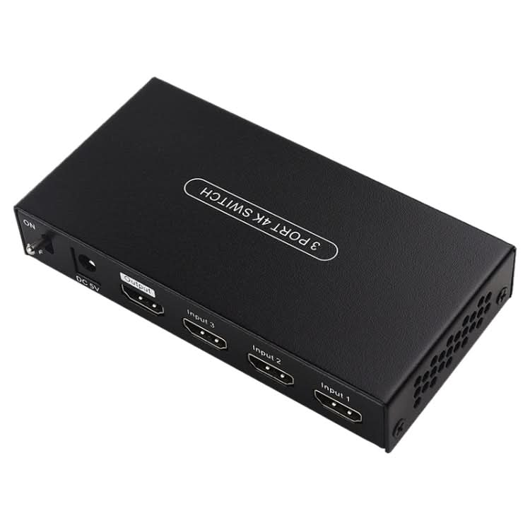 Measy SWH4631 4K 60Hz 3 In 1 Out HDMI Converter Switcher, Plug Type: US Plug My Store