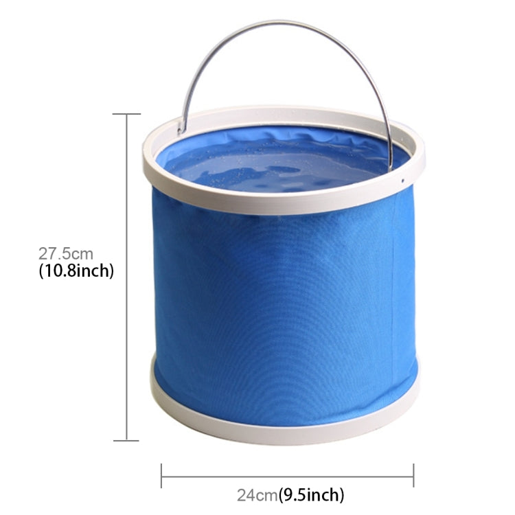 KANEED 11 Liter/2.9 Gallon Oxford Cloth Scalable Foldable Convenient Water Bucket for Camping/Car Washing/ Fishing/Hiking/Beach Random Color Delivery Reluova