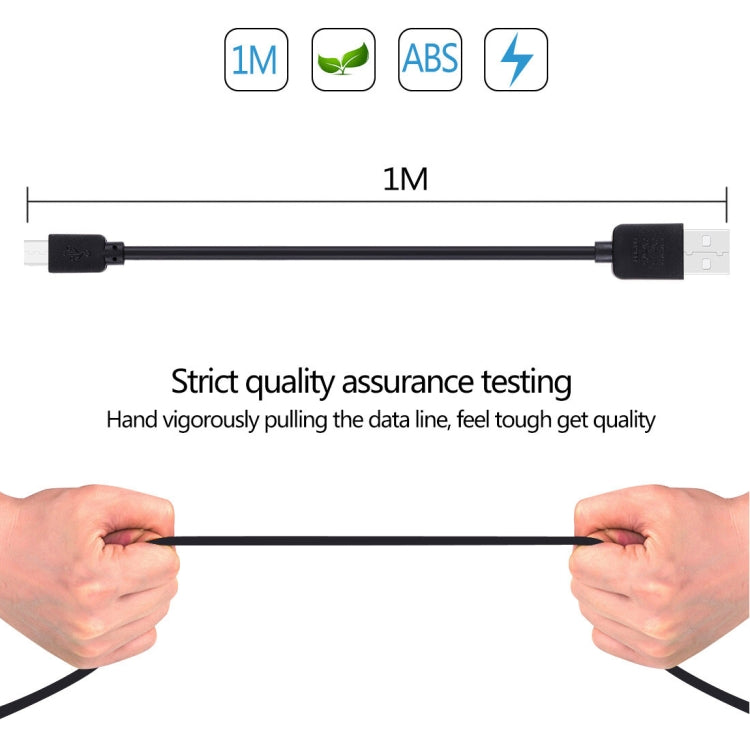 3 PCS HAWEEL 1m High Speed Micro USB to USB Data Sync Charging Cable Kits For Galaxy, Huawei, Xiaomi, LG, HTC and other Smart Phones-Reluova