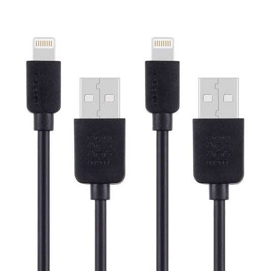 2 PCS HAWEEL 1m High Speed 8 pin to USB Sync and Charging Cable Kit for iPhone, iPad