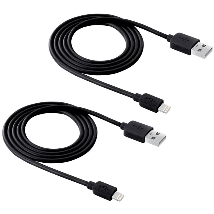 2 PCS HAWEEL 1m High Speed 8 pin to USB Sync and Charging Cable Kit for iPhone, iPad