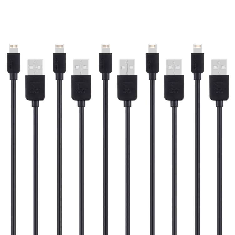 5 PCS HAWEEL 1m High Speed 8 pin to USB Sync and Charging Cable Kit for iPhone, iPad