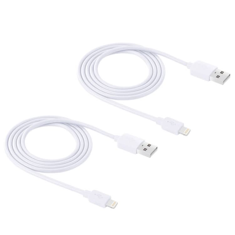 2 PCS HAWEEL 1m High Speed 8 pin to USB Sync and Charging Cable Kit for iPhone, iPad