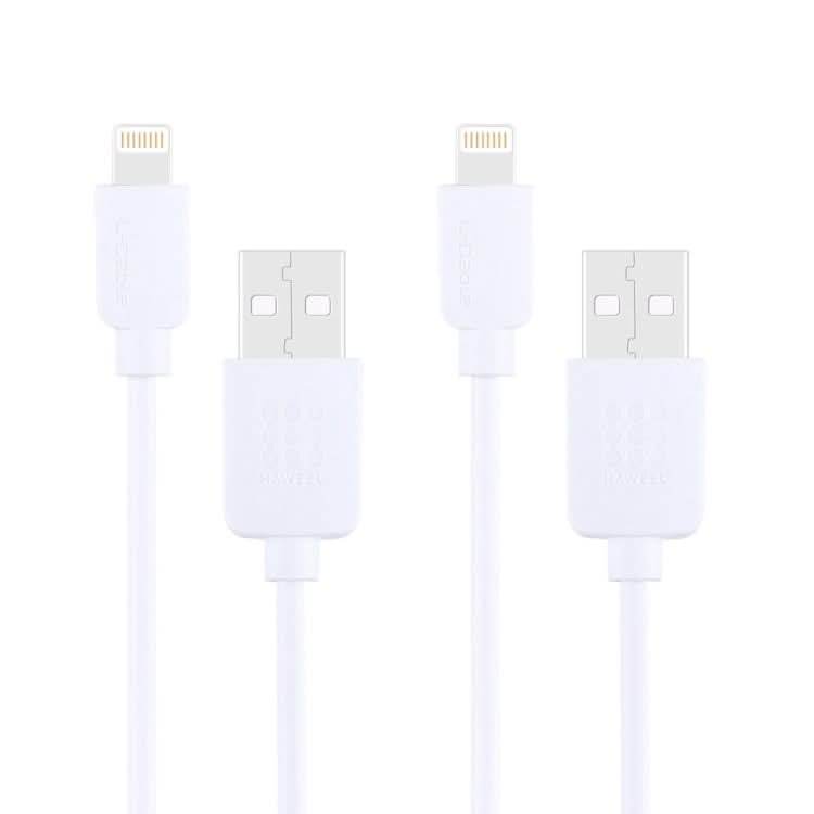 2 PCS HAWEEL 1m High Speed 8 pin to USB Sync and Charging Cable Kit for iPhone, iPad