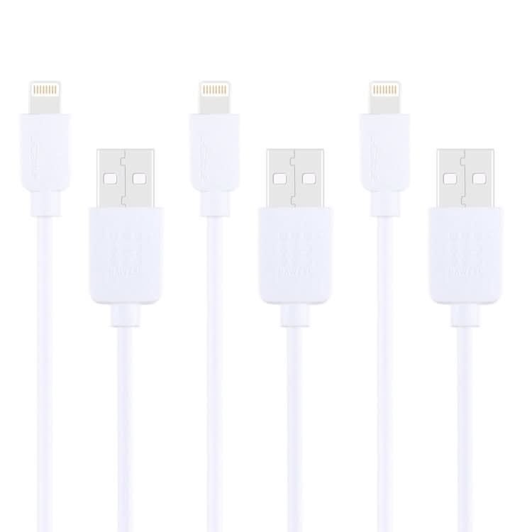 3 PCS HAWEEL 1m High Speed 8 pin to USB Sync and Charging Cable Kit for iPhone, iPad