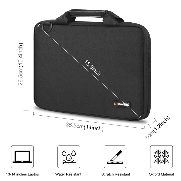 HAWEEL 13.0 inch-14.0 inch Briefcase Crossbody Laptop Bag For Macbook, Lenovo Thinkpad, ASUS, HP My Store