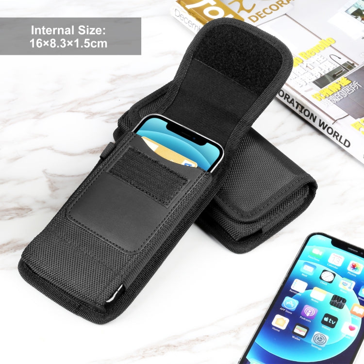 HAWEEL 6.1-6.8 inch Nylon Cloth Phone Belt Clip Carrying Pouch with Card Slot My Store