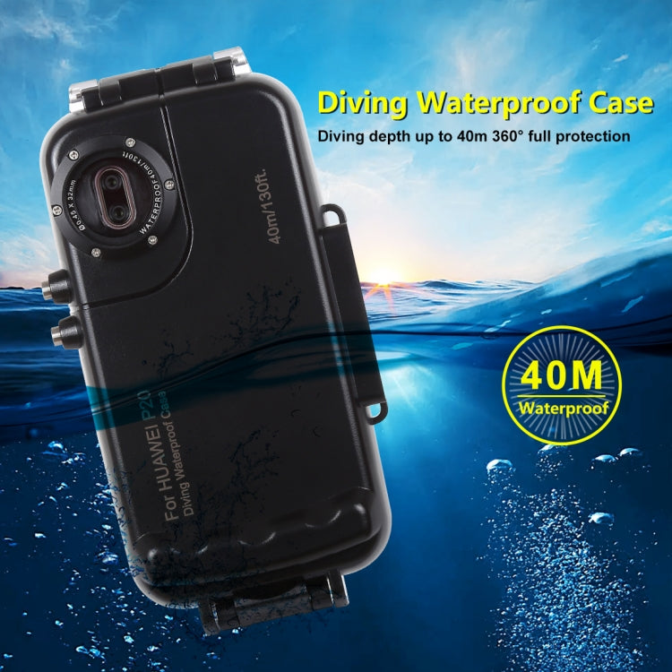 HAWEEL 40m/130ft Waterproof Diving Case for Huawei P20, Photo Video Taking Underwater Housing Cover My Store