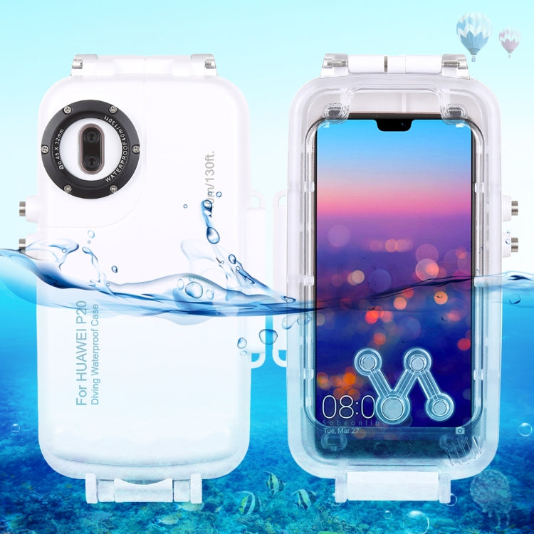 HAWEEL 40m/130ft Waterproof Diving Case for Huawei P20, Photo Video Taking Underwater Housing Cover My Store