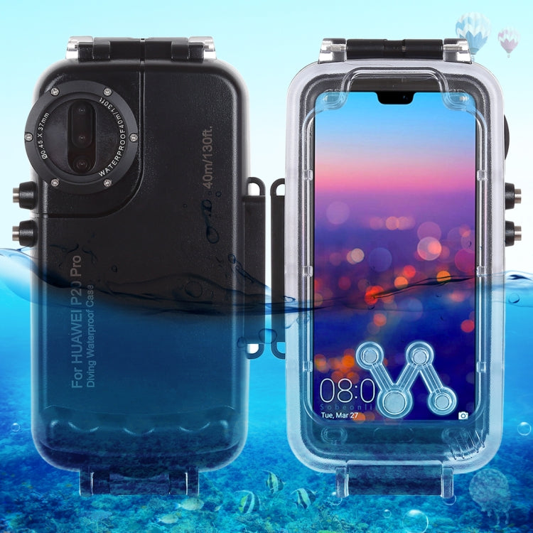 HAWEEL 40m/130ft Waterproof Diving Case for Huawei P20 Pro, Photo Video Taking Underwater Housing Cover My Store