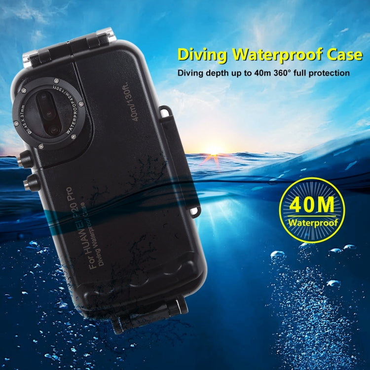 HAWEEL 40m/130ft Waterproof Diving Case for Huawei P20 Pro, Photo Video Taking Underwater Housing Cover My Store