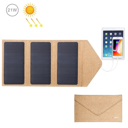 HAWEEL 21W Foldable Solar Panel Charger with 5V 2.9A Max Dual USB Ports My Store