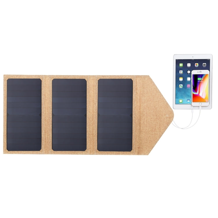 HAWEEL 21W Foldable Solar Panel Charger with 5V 2.9A Max Dual USB Ports