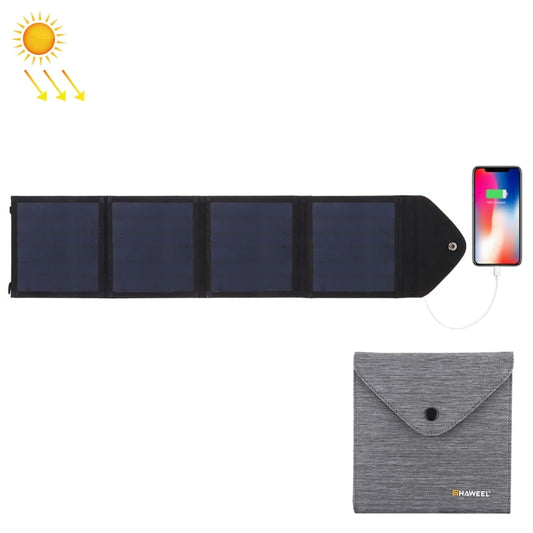 HAWEEL 14W Ultrathin Foldable Solar Panel Charger with 5V / 2.2A USB Port, Support QC3.0 and AFC My Store