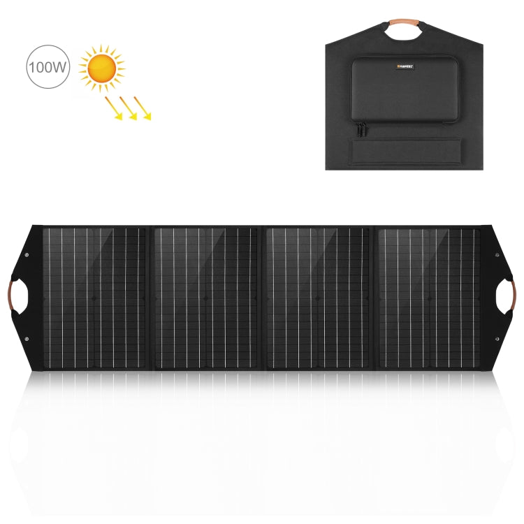 HAWEEL 100W Foldable Solar Panel Charger Travel Folding Bag