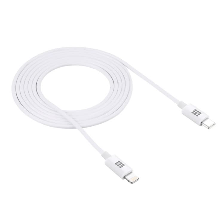 HAWEEL 25W 3A USB-C / Type-C to 8 Pin PD Fast Charging Cable for iPhone, iPad, Cable Length: 2m