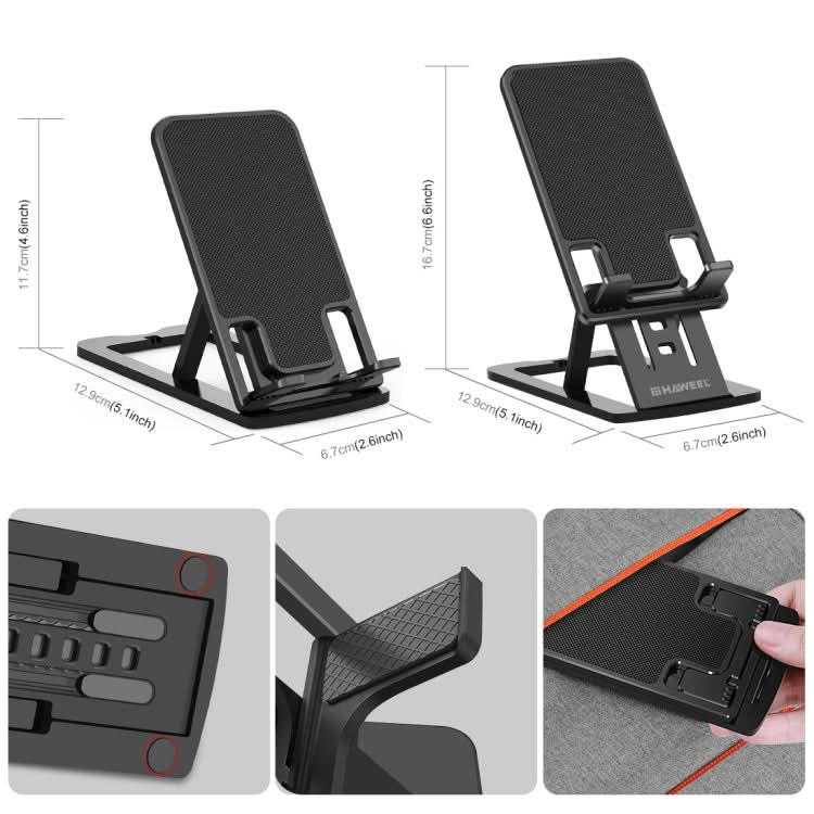 HAWEEL Adjustable Lifting Folding Portable Live Broadcast Desktop Plastic Holder My Store