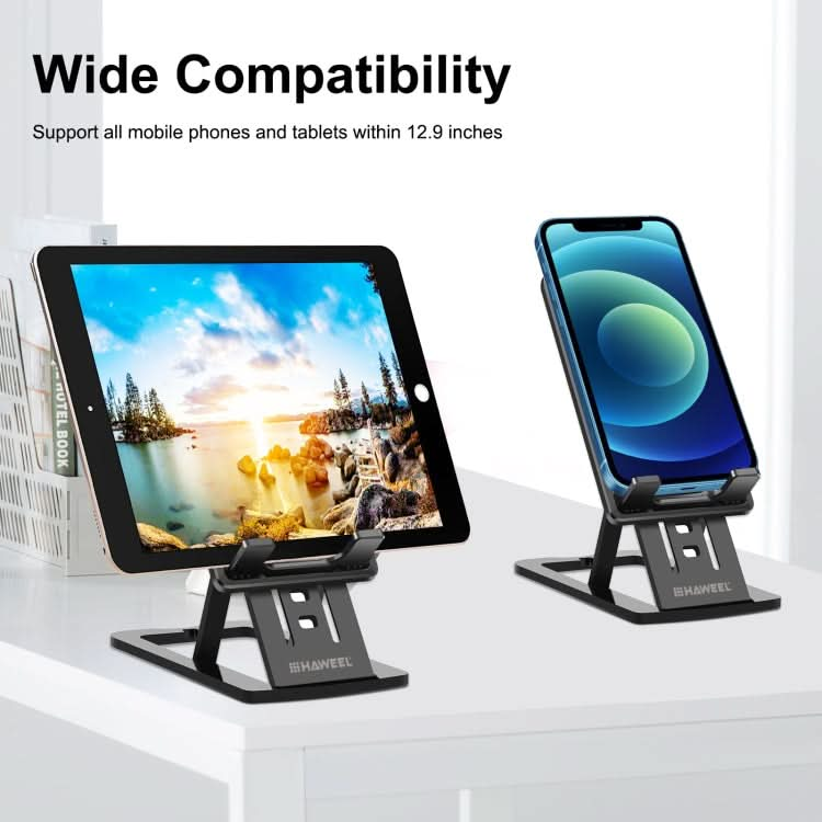 HAWEEL Adjustable Lifting Folding Portable Live Broadcast Desktop Plastic Holder My Store