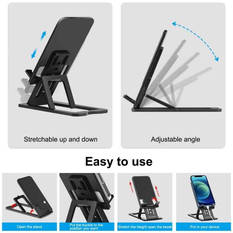 HAWEEL Adjustable Lifting Folding Portable Live Broadcast Desktop Plastic Holder My Store