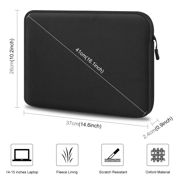 HAWEEL 15 inch Laptop Sleeve Case Zipper Briefcase Bag for 14-15 inch Laptop