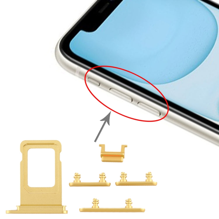 SIM Card Tray + Side Key for iPhone 11