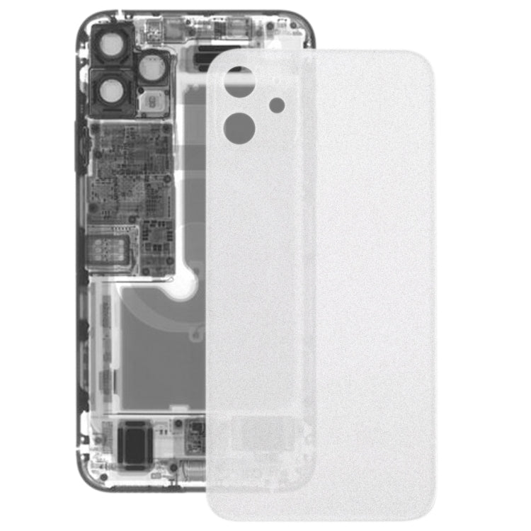 Transparent Frosted Glass Battery Back Cover for iPhone 11