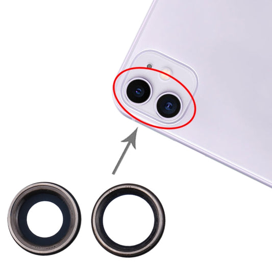 2 PCS Back Camera Bezel with Lens Cover for iPhone 11-Reluova