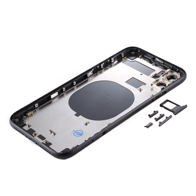 Back Housing Cover with SIM Card Tray & Side keys & Camera Lens for iPhone 11