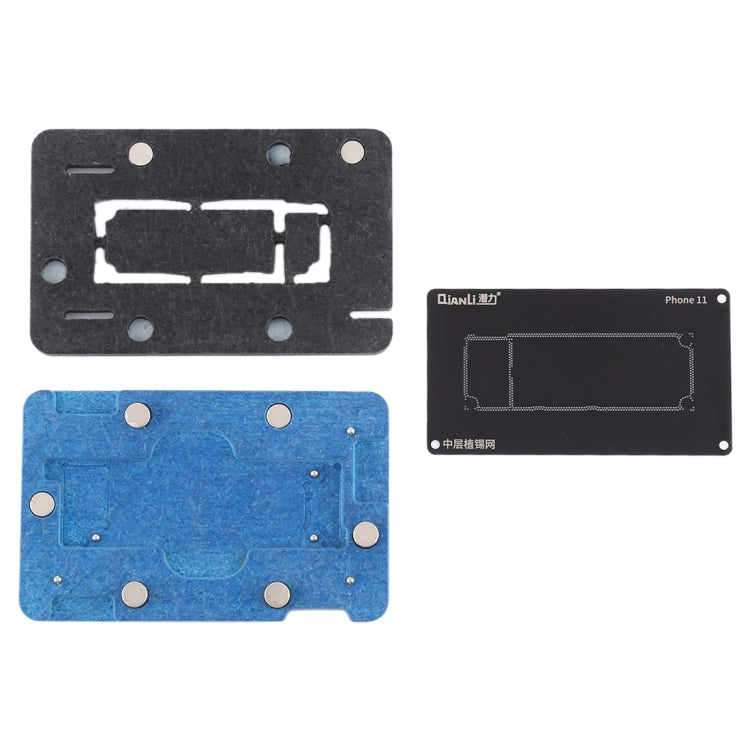 QIANLI For iPhone 11 Middle Frame Reballing Stencil Platform Jig Fixture