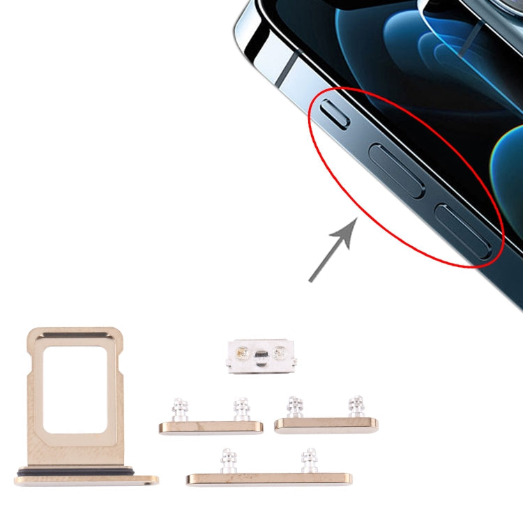 SIM Card Tray + Side Keys for iPhone 12 Pro My Store