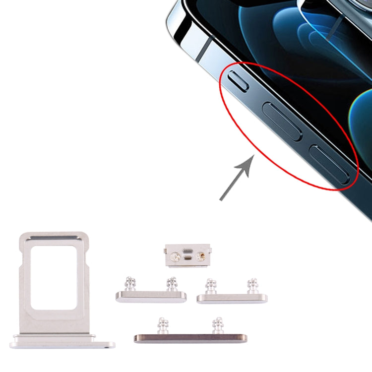 SIM Card Tray + Side Keys for iPhone 12 Pro My Store