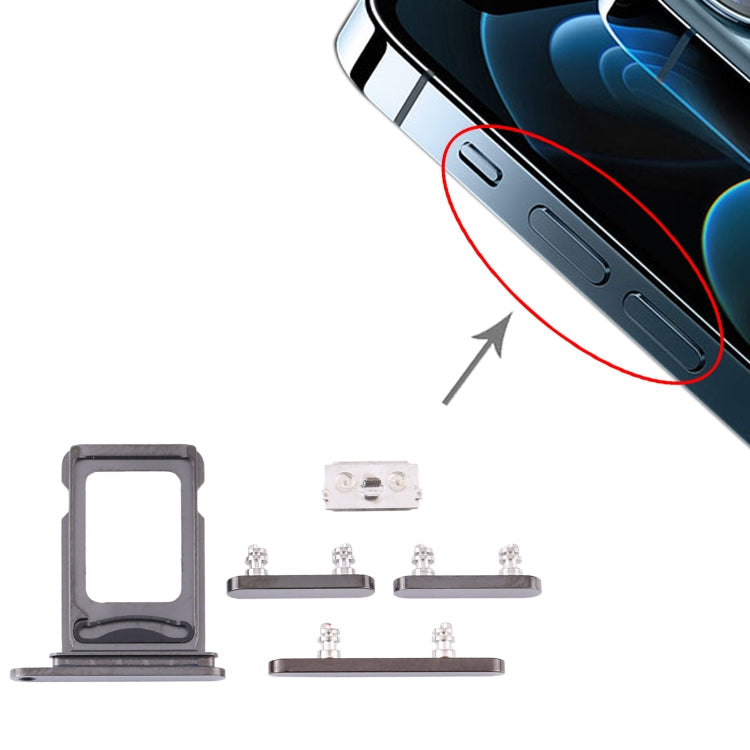 SIM Card Tray + SIM Card Tray + Side Keys for iPhone 12 Pro