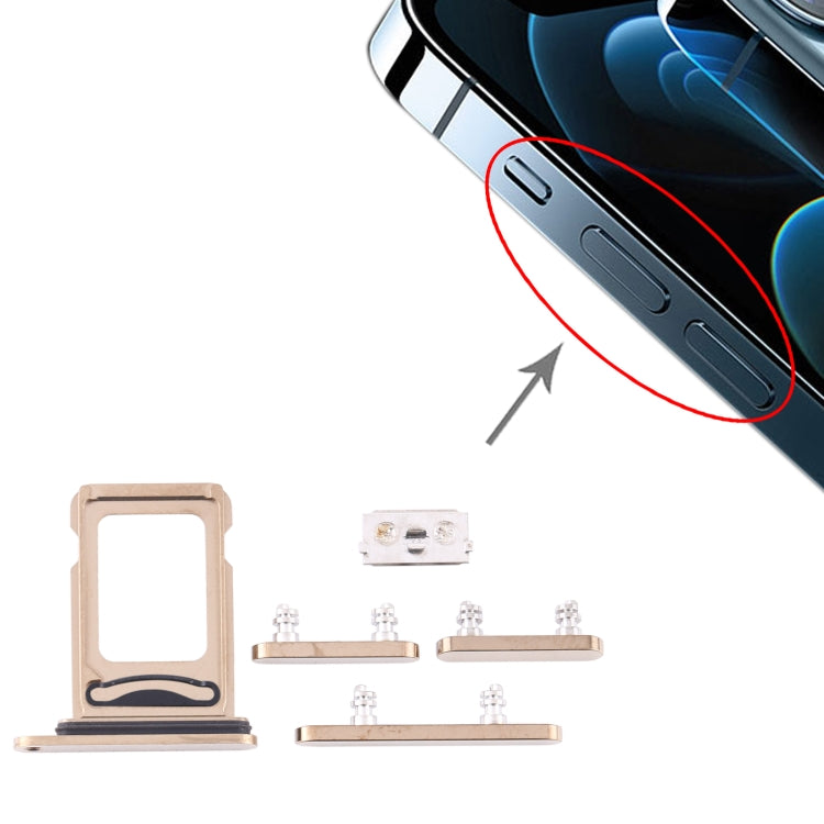 SIM Card Tray + SIM Card Tray + Side Keys for iPhone 12 Pro