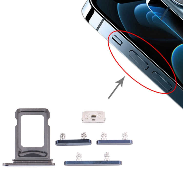 SIM Card Tray + SIM Card Tray + Side Keys for iPhone 12 Pro My Store