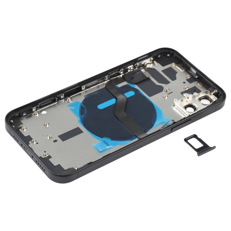 Battery Back Cover (with Side Keys & Card Tray & Power + Volume Flex Cable & Wireless Charging Module) for iPhone 12 My Store