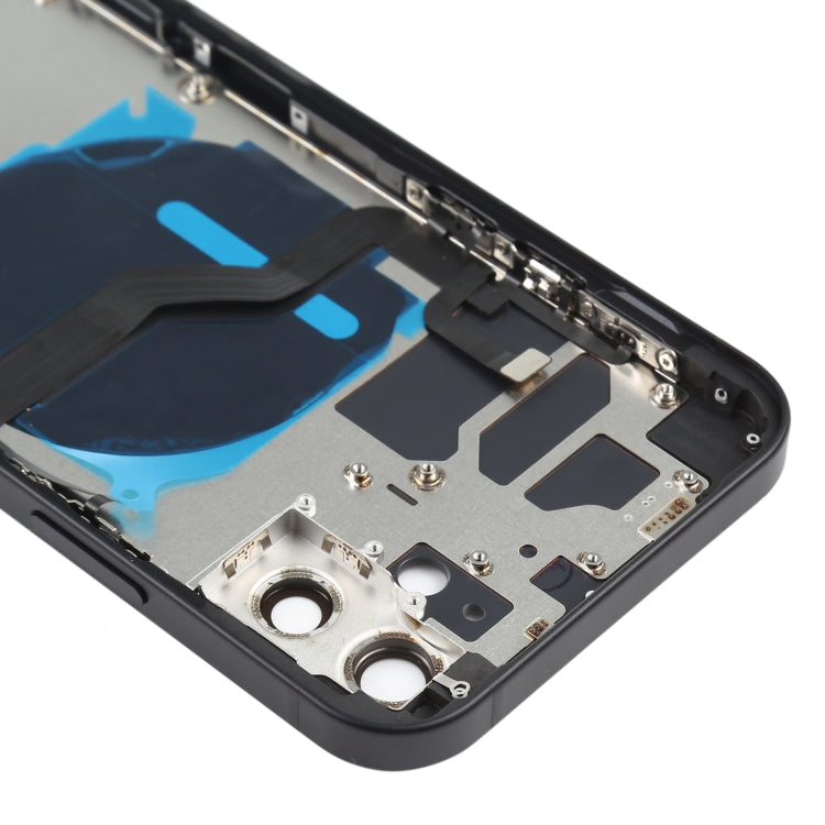 Battery Back Cover (with Side Keys & Card Tray & Power + Volume Flex Cable & Wireless Charging Module) for iPhone 12