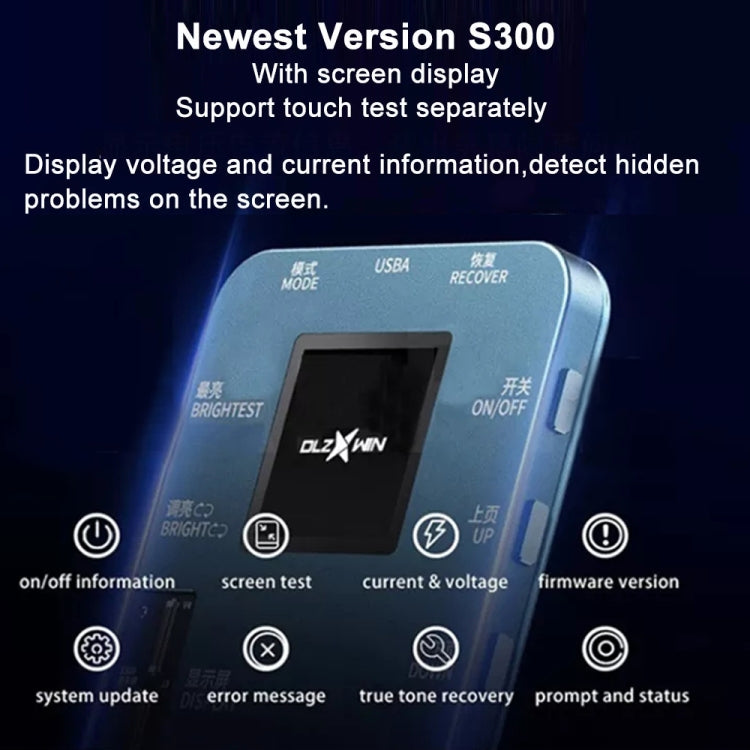 DL S300 LCD Screen Tester Tool 3D Touch Test For iPhone 12 / 11 / XS / XR / 8 / 7 / 6S Series