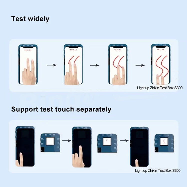 DL S300 LCD Screen Tester Tool 3D Touch Test For iPhone 12 / 11 / XS / XR / 8 / 7 / 6S Series