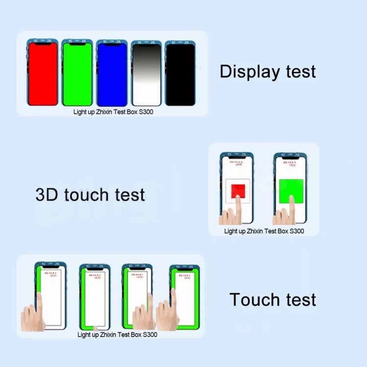 DL S300 LCD Screen Tester Tool 3D Touch Test For iPhone 12 / 11 / XS / XR / 8 / 7 / 6S Series