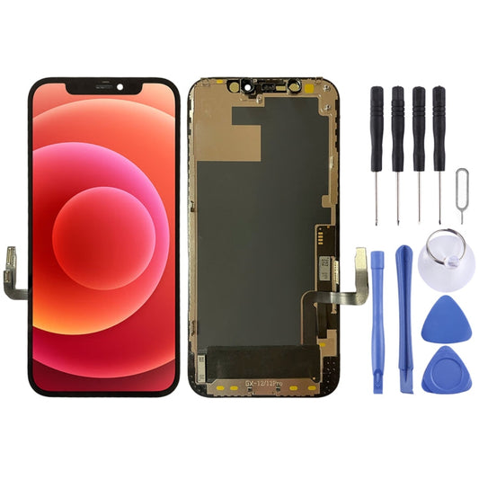 GX Hard OLED Material LCD Screen and Digitizer Full Assembly for iPhone 12 / 12 Pro