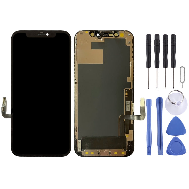 GX Hard OLED Material LCD Screen and Digitizer Full Assembly for iPhone 12 / 12 Pro