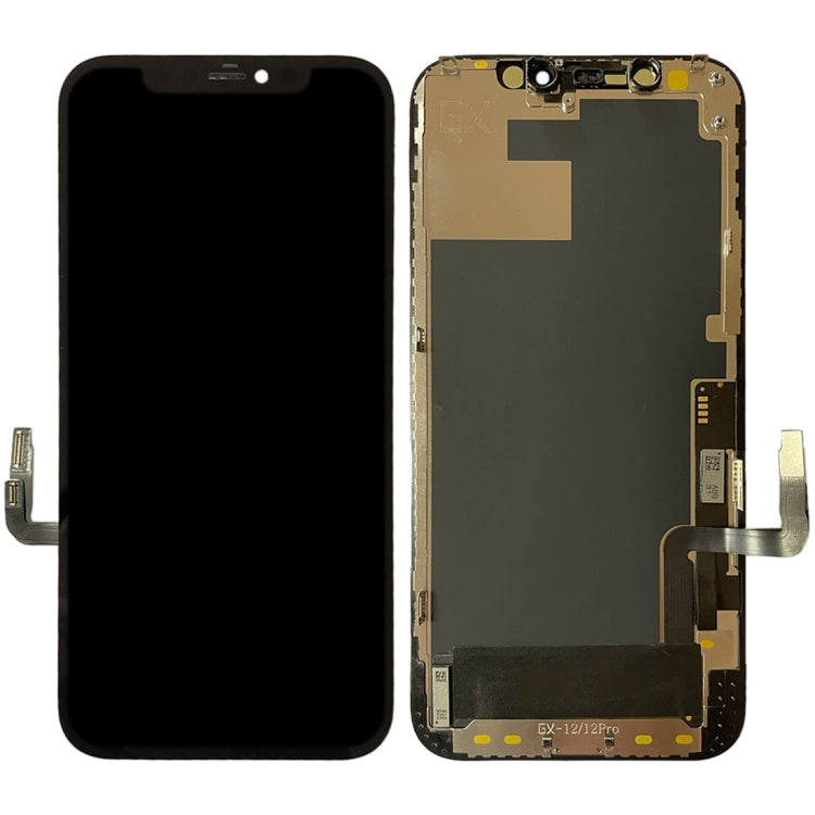 GX Hard OLED Material LCD Screen and Digitizer Full Assembly for iPhone 12 / 12 Pro