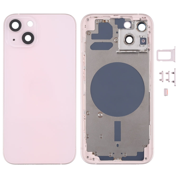 Back Housing Cover with SIM Card Tray & Side  Keys & Camera Lens for iPhone 13 My Store