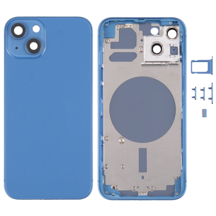 Back Housing Cover with SIM Card Tray & Side  Keys & Camera Lens for iPhone 13 My Store