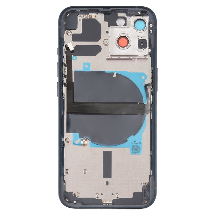 For iPhone 13 Battery Back Cover with Side Keys & Card Tray & Power + Volume Flex Cable & Wireless Charging Module