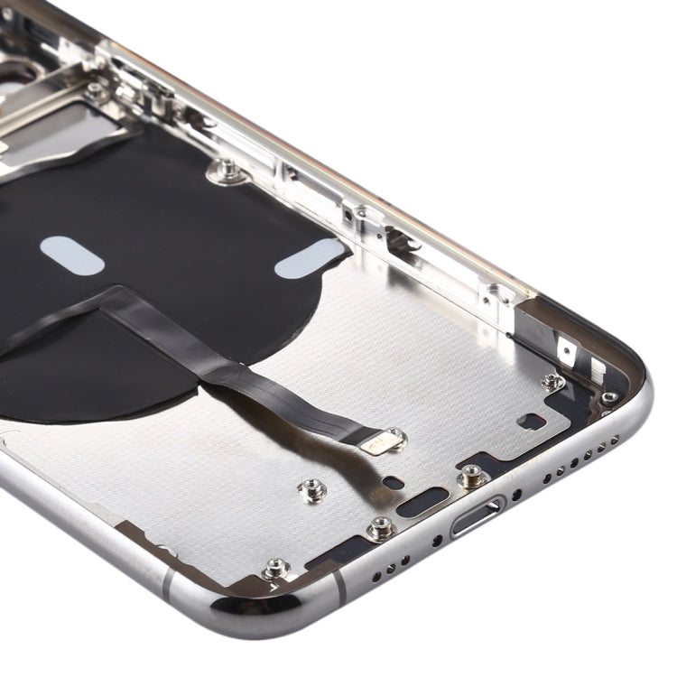 Battery Back Cover (with Side Keys & Card Tray & Power + Volume Flex Cable & Wireless Charging Module) for iPhone 11 Pro Max