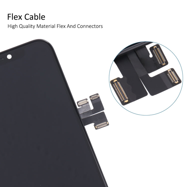 Original LCD Screen and Digitizer Full Assembly with Earpiece Speaker Flex Cable for iPhone 11 Pro