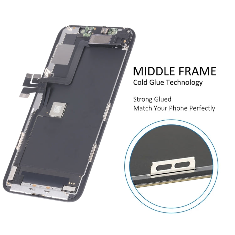 Original LCD Screen and Digitizer Full Assembly with Earpiece Speaker Flex Cable for iPhone 11 Pro